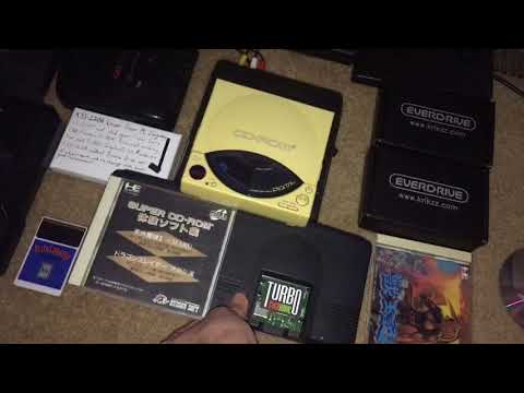 Using TurboEverdrive as a Super System Card; testing repaired PC Engine CD-ROM² & TurboGrafx-CD dock