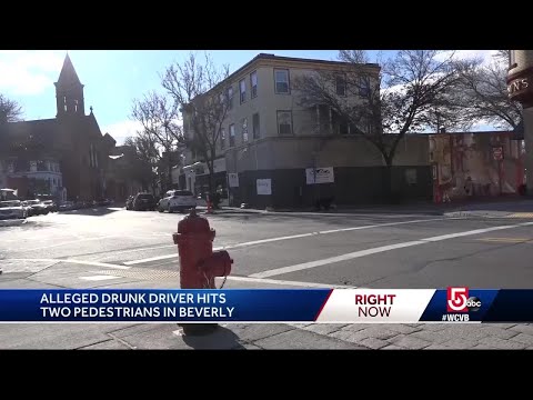 Drunken driver hits 2 pedestrians in Beverly, police say