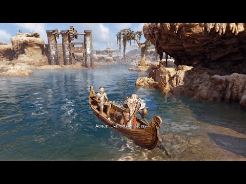 Atreus tries to mimic Kratos Scene - God Of War Ragnarok