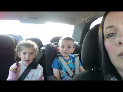 Archie & Aila in the car - 04 Sep 2015