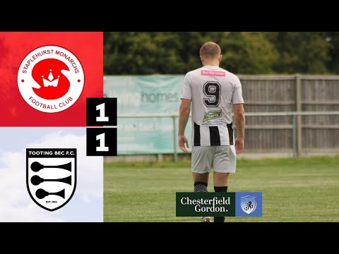 Match Highlights: Staplehurst Monarchs v Tooting Bec