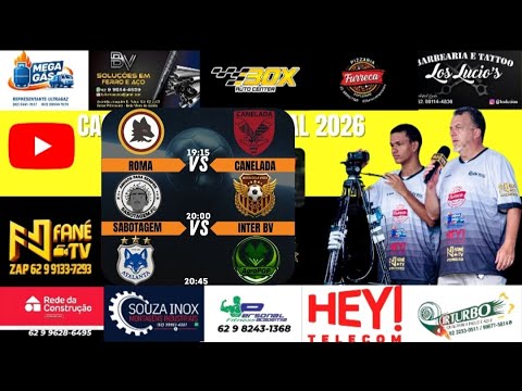 AO VIVO FANÉTV/CAMPEONATO MUNICIPAL DE FUTSAL/BELA VISTA DE GOIÁS