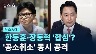 [뉴스A다!]한동훈·장동혁 '합심'? '공소취소' 동시 공격  / 채널A / 뉴스A