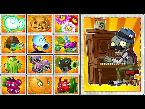How many plant 1 food Plant use to Destroy Pianist Zombie Level 50 - PvZ 2 Discovery