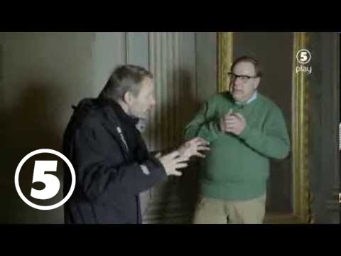 Skrattattack under skräckfilmsinspelning