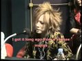 the GazettE - NEC Power Countdown Interview (ENG SUB) Part 2