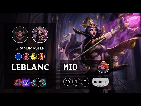 LeBlanc Mid vs Zoe - EUW Grandmaster Patch 10.20