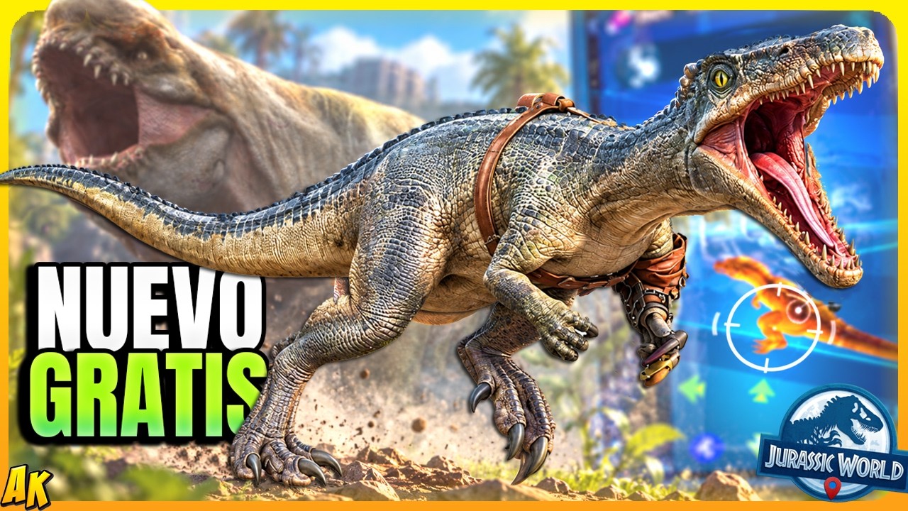 🦖 ¡DISTORTUS REX GRATIS Y DARDEABLE! + NUEVO BARYONYX ONE HARM en Jurassic World Alive