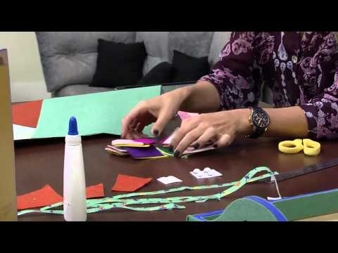 Mulher.com 15/07/2014 - Bandeja Feltro Adesivado Vitrine por Ana Santiago - Parte 1