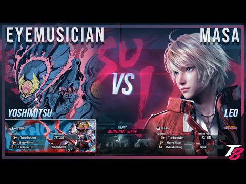 Tekken 8 ▰ EYEMUSICIAN (Yoshimitsu) VS MASA (Leo) | High Level Gameplay