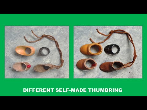 08 Thumbring types and draw, geography of nomadic Asiatic archery, comparison with fingers draw