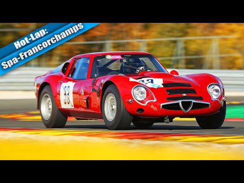 $3mln 620kg Alfa Romeo TZ2 on F1 Track // RSRSpa Spotlight 21
