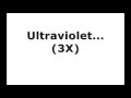 The Killers - Ultraviolet (lyrics video) 
