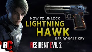 Resident Evil 2 | How to Unlock the Lightning Hawk (USB Dongle Key Location for Magnum)