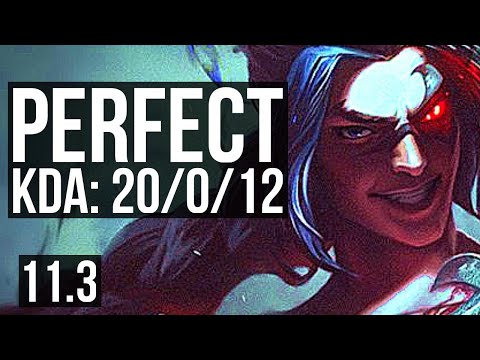 KAYN vs REK'SAI (JUNGLE) | 20/0/12, Legendary, 900+ games | EUW Challenger | v11.3