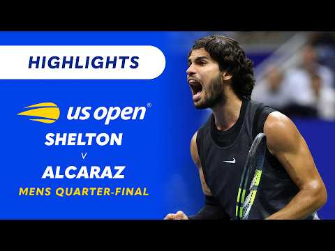 Carlos Alcaraz v Ben Shelton - US Open 2026: Quarter-finals Highlights | Wide World of Sports