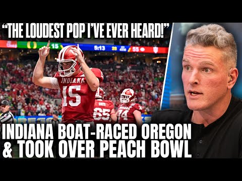 Indiana Took Over The Peach Bowl & Boat Raced Oregon Out Of The Stadium | Pat McAfee Show