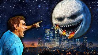The Moon Woke Up in GTA 5 and EATS EARTH!