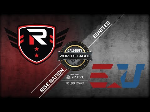 Rise Nation vs eUNITED | CWL Pro League Stage 1 Playoffs 2018 | Day 1