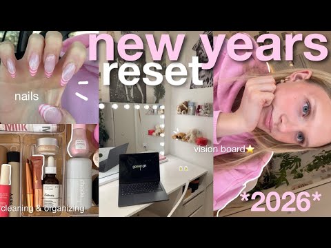 NEW YEARS RESET VLOG 2026 ⭐️ getting my life together