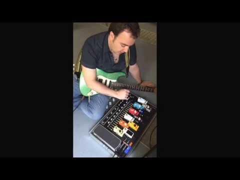 Guitarworks pedalboard feat. Mooer effects and Palmer Octobus loopswitcher...
