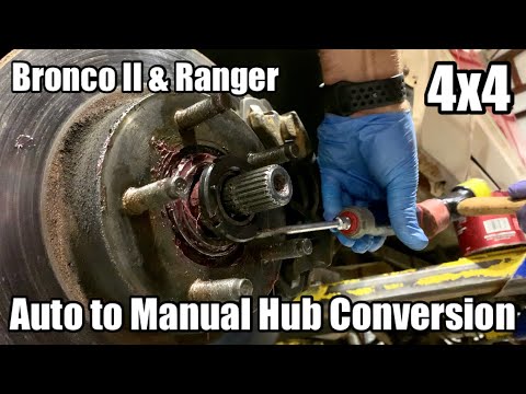 Mile Marker Manual Hub Conversion - ‘88 Ford Bronco II