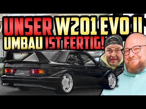 Die VERWANDLUNG wird VOLLENDET! - Mercedes W201 190E 2.3 16V - Der EVO 2 UMBAU ist FERTIG!