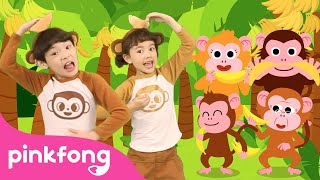 Monkey Banana Dance  Baby Monkey  Dance Along Song
