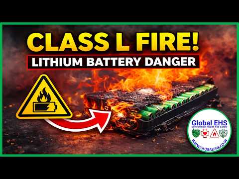 Lithium-Ion Battery Fires & ISO 3941:2026 | Global EHS | English