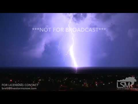 05-24-2018 Little Rock, AR - Storm Lightning Time Lapse