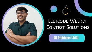 Download the video "Leetcode Weekly Contest 444 | All Solutions (Problems 1- 4) | DSA  #dsa  #coding"