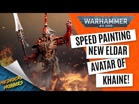 How to Speed Paint New Avatar of Khaine for Warhammer 40k Eldar!