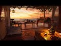Beach House Ambience - Relaxing Ocean Sounds Of Rolling Waves for Sleeping, Study & Chill