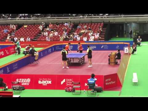 Japan Open 2016 Ma long Xu Xin VS Wong Chun Ting Jiang Tianyi Set 2