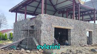 Çelik konstrüksiyon taş ev #çelikkonstrüksiyon #taşev