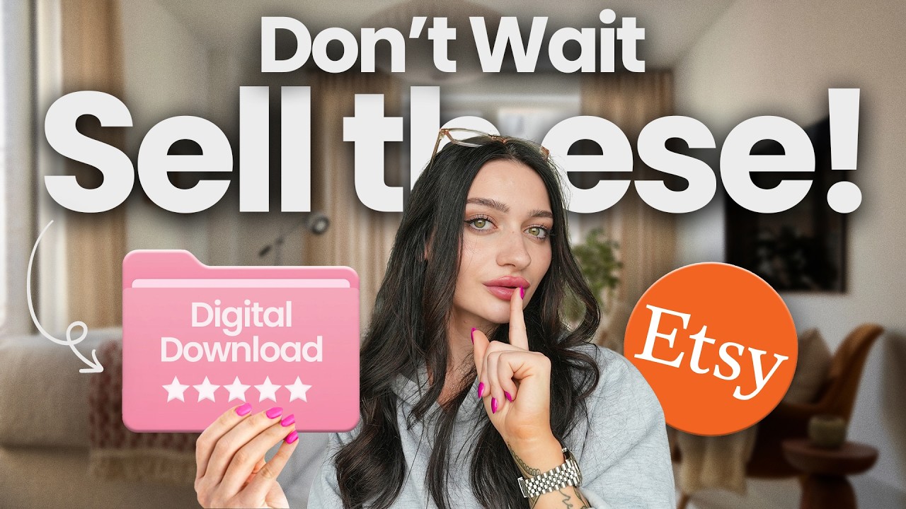 5 Highly PROFITABLE Unsaturated Digital Products to Sell on Etsy (for Beginners)