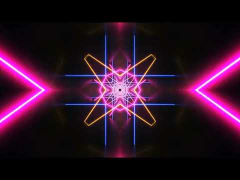 6 Hours 4K UHD Laser Time Travel Infinite Glow | Background Party