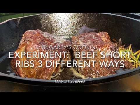Shorter Version: Beef Short Ribs pressure cooker then...