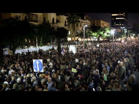 مظاهرات حاشدة في تل أبيب احتجاجا على "الفساد الحكومي"
