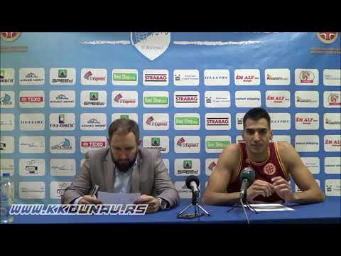 Press konferencija KK Dunav   KK Vrsac (90:79) 10.kolo KLS