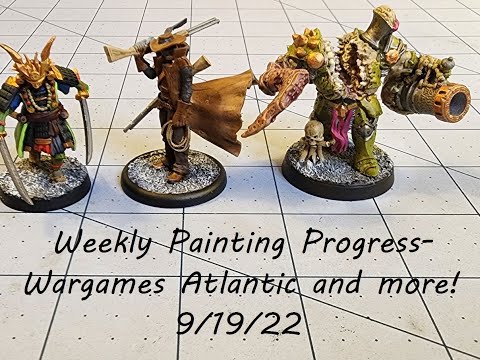 Weekly Painting Progress- Samurai, Malifaux, WGA, and more! 9/19/22
