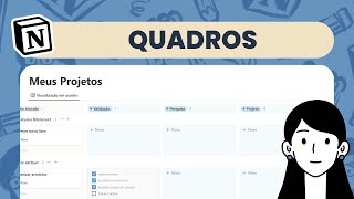 Vamos começar - Como usar database no Notion - Quadros