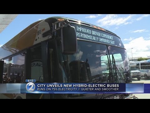 City bus service expands with electric hybrids, retrofitted ambulance-bus