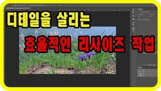 (포토샵 초급) 디테일을 살리는 효율적인 리사이즈 작업