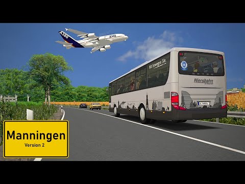 OMSI 2 Manningen V2 auf der langen Linie übers Land 🚌 | #1206