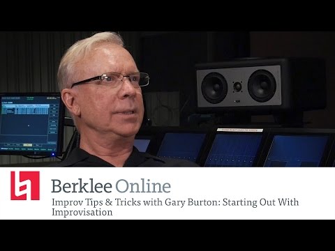 Jazz Improv Tips & Tricks With Gary Burton: Starting Out With Improvisation