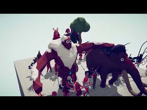 BOSS UNITS Team vs SWORD Team - Totally Accurate Battle Simulator TABS