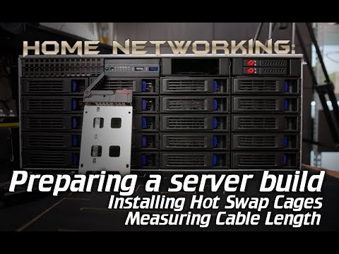 Home Networking: New Server SSD hot swap bays and cable length