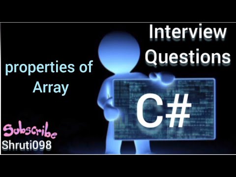 properties of array in C# || shruti098
