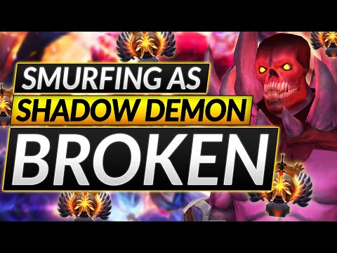 BROKEN SMURF at 8K MMR - This Hero is SO BAD and I HATE IT - Shadow Demon - Dota 2 Guide